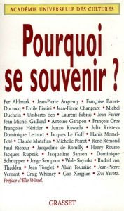 Title: Pourquoi se souvenir ?, Author: Académie Universelle des Cultures