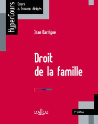 Title: Droit de la famille, Author: Jean Garrigue