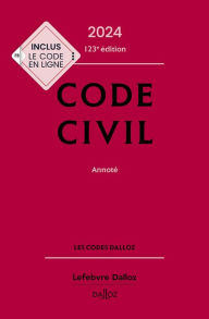 Title: Code civil 2024 123ed - Annoté, Author: Guy Venandet