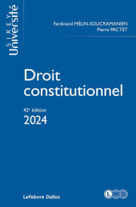 Title: Droit constitutionnel 42ed, Author: Pierre Pactet