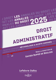 Title: Annales Droit administratif 2025 (N), Author: Groupe Lefebvre Dalloz