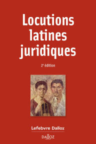 Title: Locutions latines juridiques 2ed, Author: Collectif