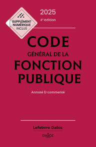 Title: Code général de la fonction publique 2025 - 4ème édition, Author: Jean-Charles Savignac