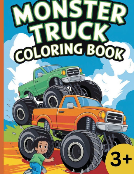 Monster Truck: Coloring Book for kids aged 3 to 12