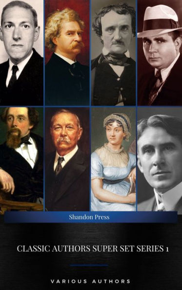 Classic Authors Super Set Series 1: (Shandon Press): Mark Twain, Edgar Allan Poe, , H.P Lovecraft,Robert E. Howard...