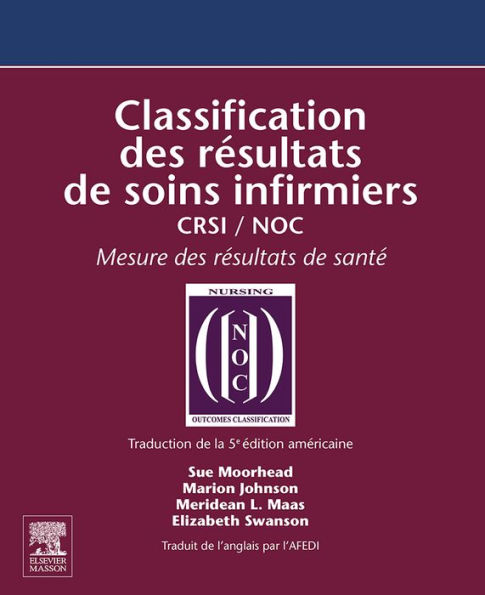 Classification des résultats de soins infirmiers: CRSI / NOC