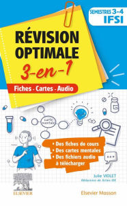 Title: Révision optimale 3 en 1 _ Semestres 3 et 4 IFSI: Fiches-Cartes-Audio, Author: Julie Violet