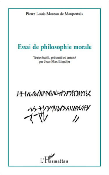 Essai de philosophie morale