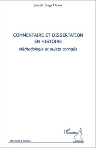 Title: Commentaire et dissertation en histoire, Author: Frédéric Engels