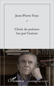 Title: Choix de poèmes lus par l'auteur, Author: Jean-Pierre Faye