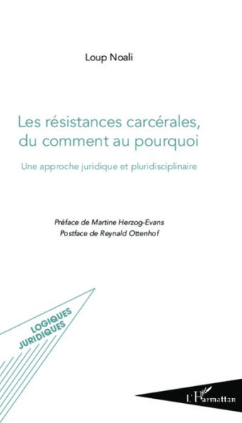 Les résistances carcérales, du comment au pourquoi: Une approche juridique et pluridisciplinaire