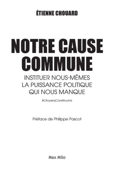 Notre cause commune