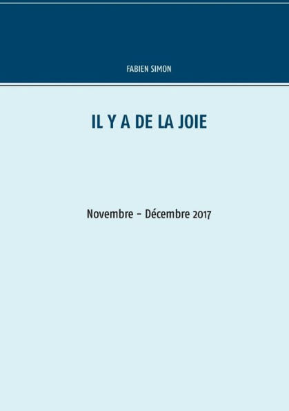 Il y a de la joie. Novembre - Décembre 2017.: Novembre - Décembre 2017