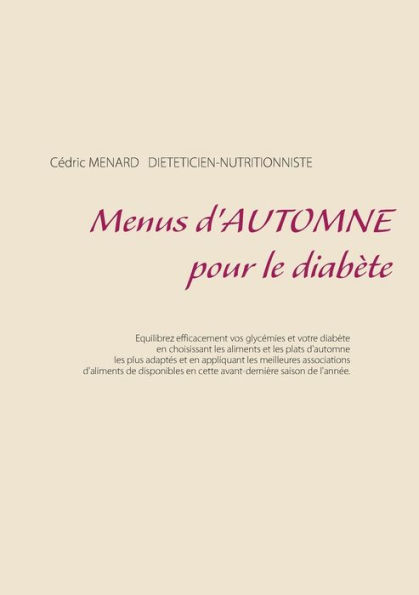 Menus d'automne pour le diabète