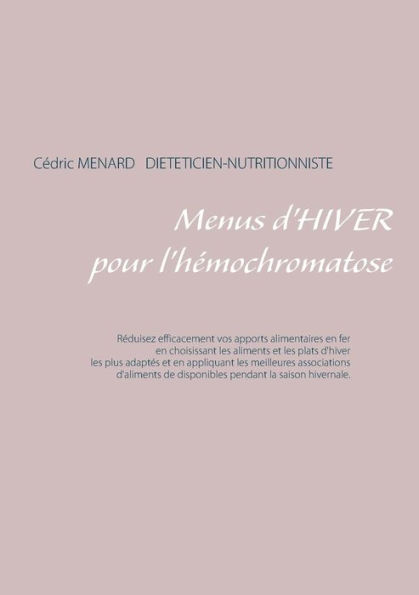 Menus d'hiver pour l'hémochromatose