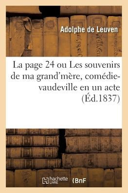 La page 24 ou Les souvenirs de ma grand'mère, comédie-vaudeville en un acte