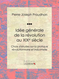 Title: Idée générale de la révolution au XIXe siècle: Choix d'études sur la pratique révolutionnaire et industrielle, Author: Pierre-Joseph Proudhon