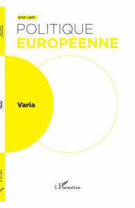 Title: Varia: Politique européenne, Author: Editions L'Harmattan