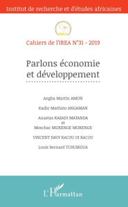 Title: Parlons économie et développement, Author: Editions L'Harmattan