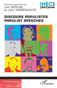 Title: Discours populistes: Populist speeches, Author: Loïc Nicolas