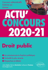 Title: Droit public 2020-2021 - Cours et QCM, Author: Fabrice Bretéché