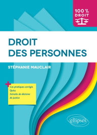 Title: Droit des personnes, Author: Stéphanie Mauclair