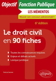 Title: Le droit civil en 90 fiches, Author: Patricia Vannier