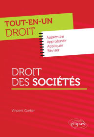 Title: Droit des sociétés, Author: Vincent Gorlier