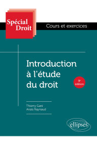 Title: Introduction à l'étude du droit, Author: Thierry Garé