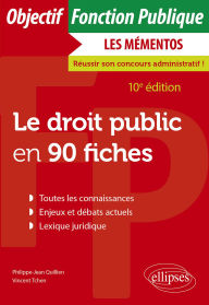 Title: Le droit public en 90 fiches, Author: Vincent Tchen