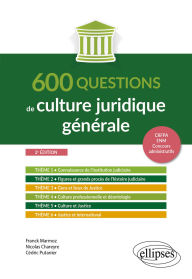 Title: 600 questions de culture juridique générale: A jour au 1er octobre 2024, Author: Franck Marmoz