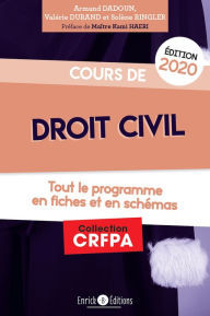 Title: Cours de droit civil: Tout le programme en fiches et schémas, Author: Valérie Durand