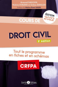 Title: Cours de droit civil 2022: Tout le programme en 50 fiches et tableaux, Author: Valérie Durand