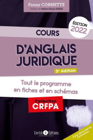 Title: Cours d'anglais juridique 2022: Grammaire et introduction au droit du common law, Author: Fanny Cornette