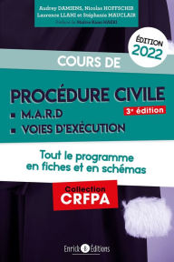 Title: Cours de procédure civile 2022: Tout le programme en fiches et en schémas, Author: Audrey Damiens