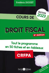 Title: Cours de droit fiscal 2023, Author: Frédéric Douet