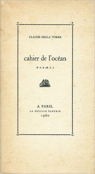 Cahier de l'océan