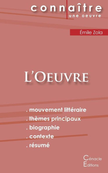 Fiche de lecture L'Oeuvre de Émile Zola (Analyse littéraire de référence et résumé complet)