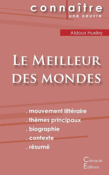 Fiche de lecture Le Meilleur des mondes de Aldous Huxley (Analyse littéraire de référence et résumé complet)