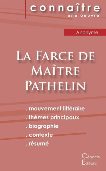 Fiche de lecture La Farce de Maï¿½tre Pathelin (Analyse littï¿½raire de rï¿½fï¿½rence et rï¿½sumï¿½ complet)