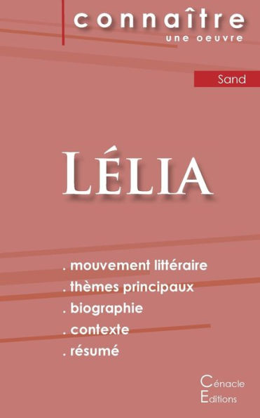 Fiche de lecture Lélia de George Sand (Analyse littéraire de référence et résumé complet)