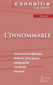 Title: Fiche de lecture L'Innommable de Samuel Beckett (Analyse littï¿½raire de rï¿½fï¿½rence et rï¿½sumï¿½ complet), Author: Samuel Beckett