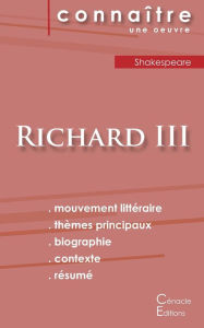 Title: Fiche de lecture Richard III de Shakespeare (Analyse littéraire de référence et résumé complet), Author: Shakespeare
