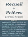 Recueil de Prières pour tous les jours