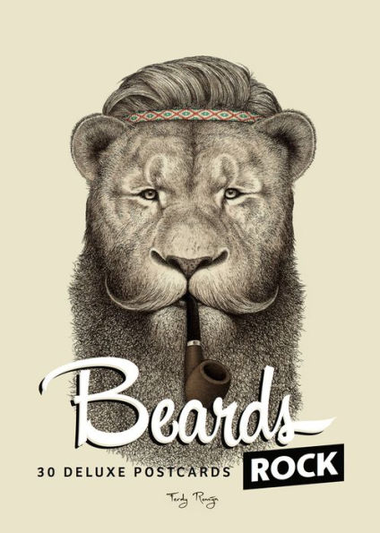 Beards Rock: 30 Deluxe Postcards