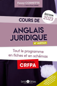 Title: Cours d'anglais juridique 2023: Tout le programme en fiches et schémas, Author: Fanny Cornette