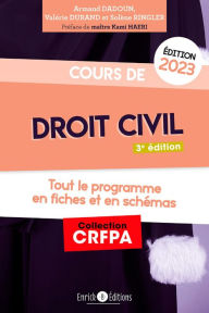 Title: Cours de droit civil 2023: Tout le programme en fiches et schémas, Author: Valérie Durand