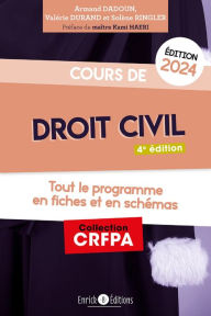 Title: Cours de droit civil 2024: Tout le programme en fiches et en schémas, Author: Valérie Durand