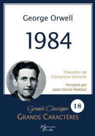 Title: 1984 en grands caractï¿½res: Police Arial 18 facile ï¿½ lire, Author: George Orwell