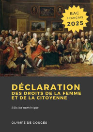 Title: Déclaration des droits de la femme et de la citoyenne, Author: Olympe de Gouges